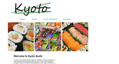 Desktop Screenshot of kyotosushiberkeley.com